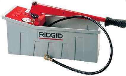 Фото Ручной насос опрессовщик для опрессовки системы отопления Ridgid 1450