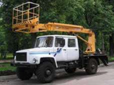 Автовышка АПТ-14 (14 метров) на ГАЗе