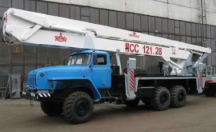 Автогидроподъемник АПТ-28 (28 метров) Урал, КАМАЗ