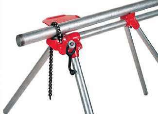 Фото тиски слесарные цепные для труб Ridgid